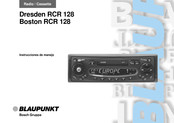 Blaupunkt Dresden RCR 128 Instrucciones De Manejo