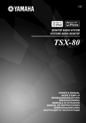 Yamaha TSX-80 Manual De Instrucciones