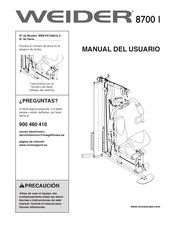 Weider 8700 I Manual Del Usuario