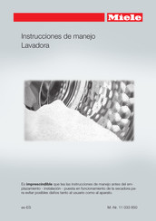 Miele WDD 320 SpeedCare Instrucciones De Manejo