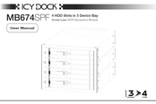 Icy Dock MB674SPF Manual Del Usuario