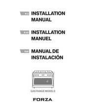 Forza FR366GN Manual De Instalación