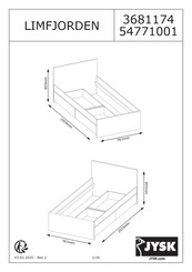 JYSK LIMFJORDEN 54771001 Manual De Instrucciones