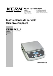 KERN FKB 15K1A Instrucciones De Servicio