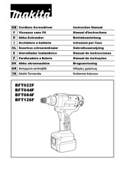 Makita BFT126F Manual De Instrucciones