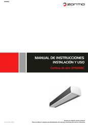 ZANTIA DYNAMIC Manual De Instrucciones