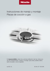 Miele KM 2010 Instrucciones De Manejo Y Montaje