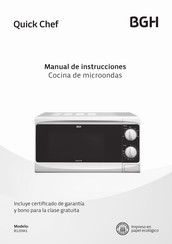 BGH B120M1 Manual De Instrucciones