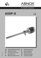 ABNOX AXSP-S Manual De Instrucciones