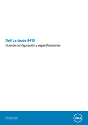 Dell Latitude 9410 Guía De Configuración Y Especificaciones