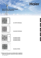 Haier 3U24GS1ERAN Manual De Instalación