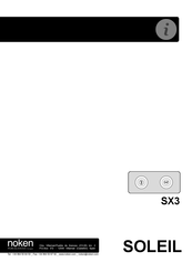 noken SOLEIL SX3 Manual De Instrucciones