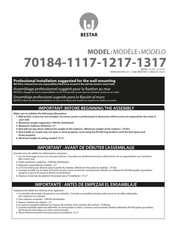 Bestar 70184-1117-1217-1317 Manual Del Usuario