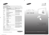 Samsung 6400 Serie Manual De Usuario