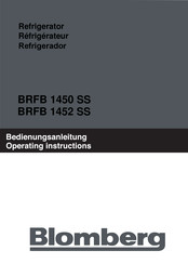 Blomberg BRFB 1452 SS Manual Del Usuario