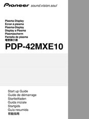 Pioneer PDP-42MXE10 Guía Resumida