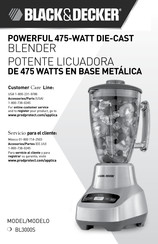 BLACK&DECKER Bl3000S Manual De Instrucciones