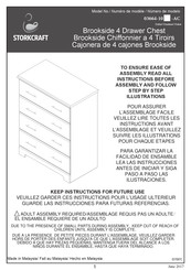 Storkcraft Brookside Instrucciones De Ansamblaje