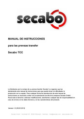 Secabo TCC Manual De Instrucciones