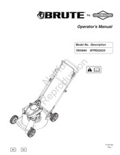 Briggs & Stratton Brute 7800884 Manual Del Operador