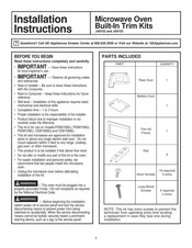 GE JX9153 Instrucciones De Instalación