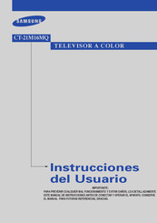 Samsung CT-21M16MQ Instrucciones Del Usuario