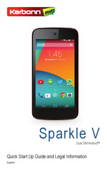 KARBONN Sparkle V Guia De Inicio Rapido