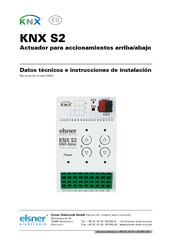 elsner elektronik KNX S2 Datos Técnicos E Instrucciones De Instalación