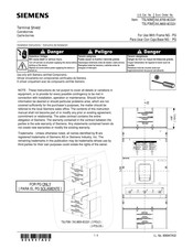 Siemens 3VL9700-8CG31 Instructivo De Instalación