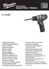 Milwaukee C 12 PD Manual Original