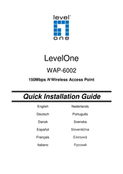 LevelOne WAP-6002 Guía De Instalación Rápida