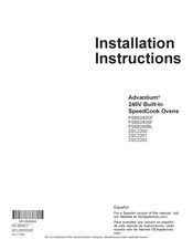 GE Advantium ZSC2202 Instrucciones De Instalación