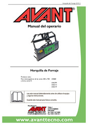 AVANT A36319 Manual Del Operario