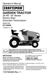 Craftsman 917.20409 Manual Del Operador