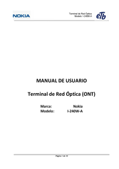 Nokia I-240W-A Manual De Usuario