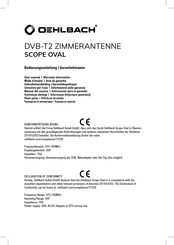 Oehlbach SCOPE OVAL Manual Del Usuario