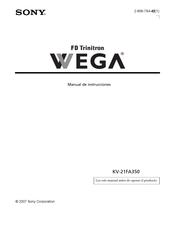 Sony WEGA KV-21FA350 Manual De Instrucciones