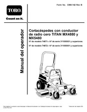 Toro TITAN MX4880 Manual Del Operador