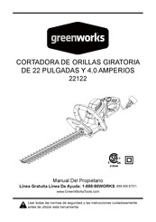 GreenWorks 22122 Manual Del Propietário