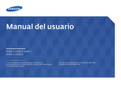 Samsung UD55E-B Manual Del Usuario