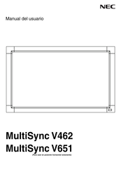 NEC MultiSync V462 Manual Del Usuario