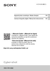 Sony Cyber-shot DSC-RX10M2 Manual De Instrucciones