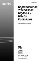 Sony DVP-NC60K Manual De Instrucciones