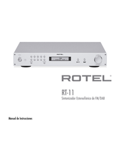 Rotel RT-11 Manual De Instrucciones