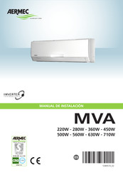 AERMEC MVA 500W Manual De Instalación