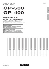 Casio CELVIANO GP-500 Guia Del Usuario