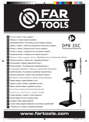 Far Tools DPB 35C Traducción Del Manual Original