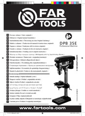 Far Tools DPB 35E Traduccion Del Manual De Instrucciones Originale