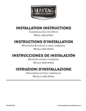 Maytag MDE18PDAG Instrucciones De Instalación