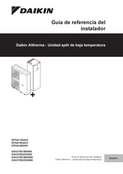 Daikin Altherma EAVZ16S23DA6V Guía De Referencia Del Instalador